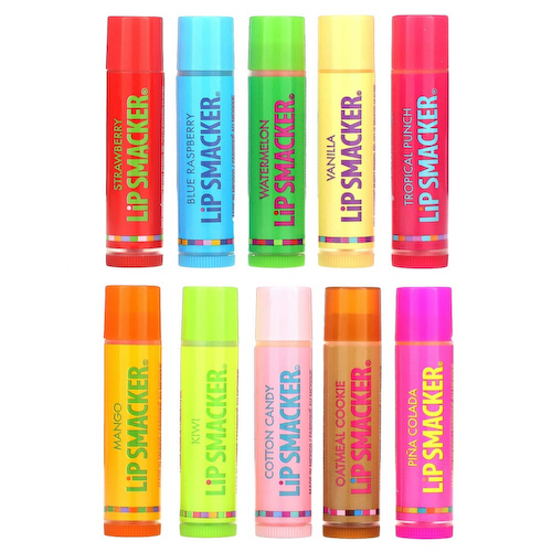 Lip Smacker, Бальзам для губ, ассорти, 10 упаковок, 4 г (0,14 унции) #1