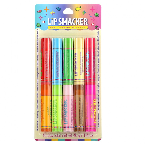 Lip Smacker, Бальзам для губ, ассорти, 10 упаковок, 4 г (0,14 унции) #1