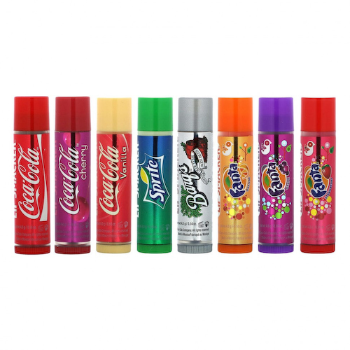 Lip Smacker, Coco-Cola, бальзам для губ, ассорти, 8 упаковок, 4 г (0,14 унции) #1