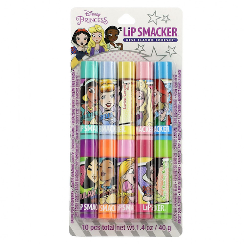 Lip Smacker, Disney Princess, бальзам для губ, ассорти, 10 упаковок, 4 г (0,14 унции) #1