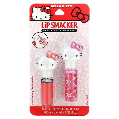 Lip Smacker, Hello Kitty, бальзам и блеск для губ, 2 шт. #1