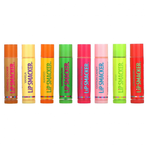 Lip Smacker, Party Pack, бальзам для губ, ассорти, 8 упаковок, 4 г (0,14 унции) #1