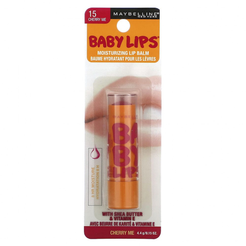 Maybelline, Увлажняющий бальзам для губ Baby Lips, вишня, 4,4 г #1