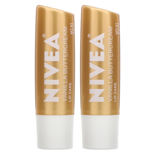 Nivea, Lip Care, крем с ванильным маслом, 2 упаковки по 4,8 г (0,17 унции) #1