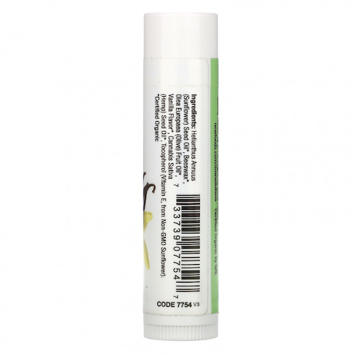 NOW Foods, Solutions, бальзам для губ Completely Kissable, ваниль, 0,15 унции (4,25 г) #1