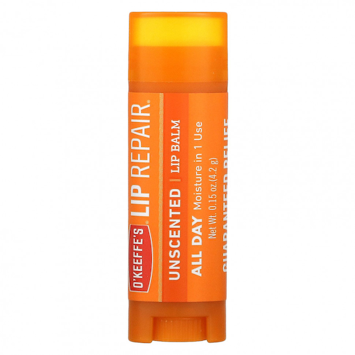 O'Keeffe's, Lip Repair, бальзам для губ, без запаха, 4,2 г (0,15 унции) #1