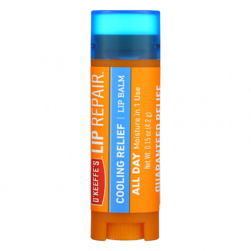 O'Keeffe's, Lip Repair, Охлаждающее средство, бальзам для губ, 0,15 унции (4,2 г) #1