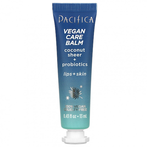 Pacifica, Vegan Care Balm, кокосовый бальзам + пробиотики, для губ и кожи, 13 мл (0,43 жидк. Унции) #1