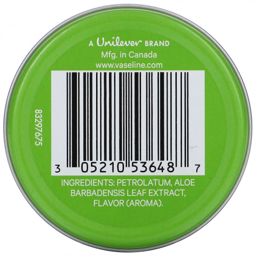 Vaseline, Lip Therapy, алоэ, 17 г (0,6 унции) #1