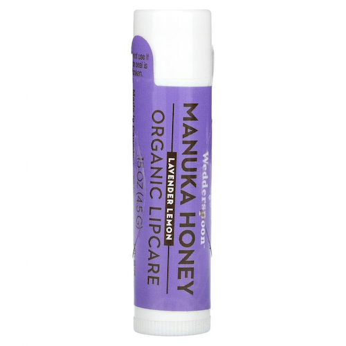 Wedderspoon, Organic Lipcare, мед манука, лаванда и лимон, 4,5 г (0,15 унции) #1