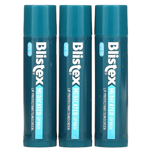 Blistex, заживляющий бальзам, защита губ с солнцезащитным фильтром, SPF 15, классический, в упаковке 3 бальзама по 4,25 г (0,15 унции) #1