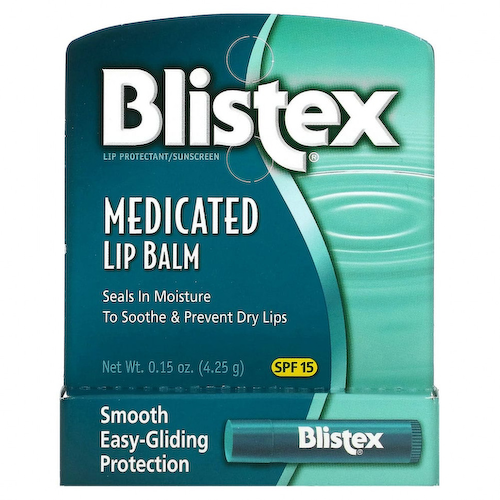 Blistex, заживляющий бальзам, защита губ с солнцезащитным фильтром, SPF 15, классический, 4,25 г (0,15 унции) #1