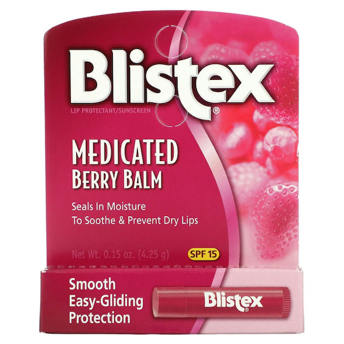 Blistex, заживляющий бальзам, защита губ с солнцезащитным фильтром, SPF 15, ягоды, 4,25 г (0,15 унции) #1