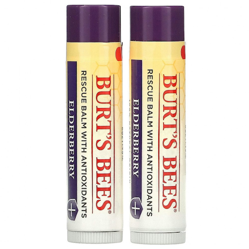 Burt's Bees, Бальзам Rescue, бузина, 2 шт. В упаковке, 4,25 г (0,15 унции) #1