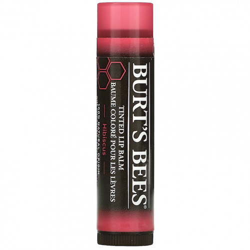 Burt's Bees, Тонирующий бальзам для губ, гибискус, 4,25 г (0,15 унции) #1