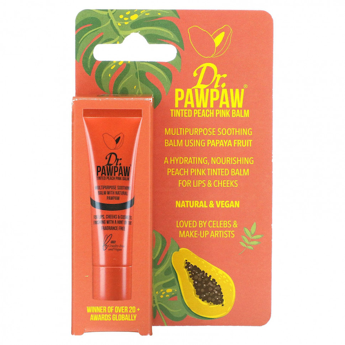 Dr. PAWPAW, Универсальный успокаивающий бальзам с натуральным экстрактом папайи, персиковый, 10 мл (0,33 жидк. Унции) #1