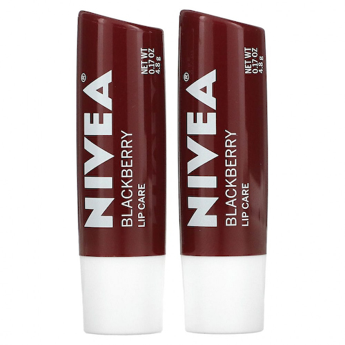 Nivea, Тонирующее средство для губ, ежевика, 2 пакетика, по 4,8 г (0,17 унции) #1