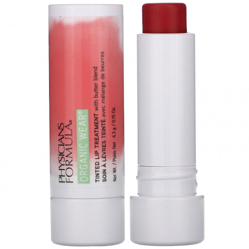 Physicians Formula, Organic Wear, Тонированное средство для губ, Love Bite, 0,15 унции (4,3 г) #1