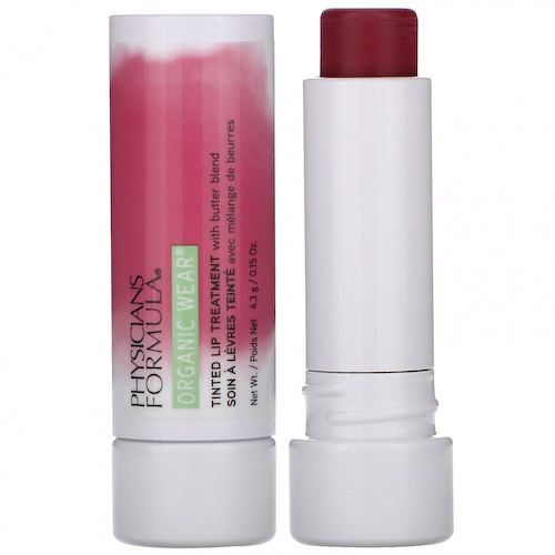 Physicians Formula, Organic Wear, тонирующее средство для губ, Berry Me, 4,3 г (0,15 унции) #1