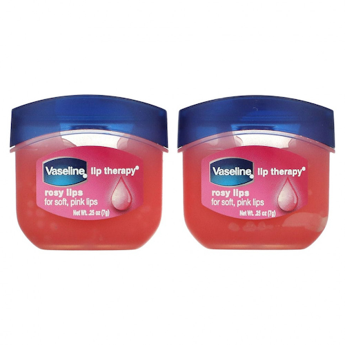 Vaseline, Lip Therapy, розовые губы, 2 упаковки по 7 г (0,25 унции) #1