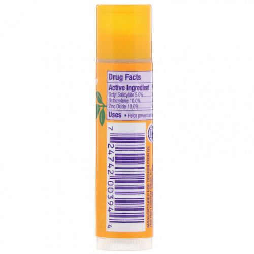 Alba Botanica, Увлажняющий солнцезащитный бальзам для губ, SPF 25, 4,2 (0,15 унции) #1