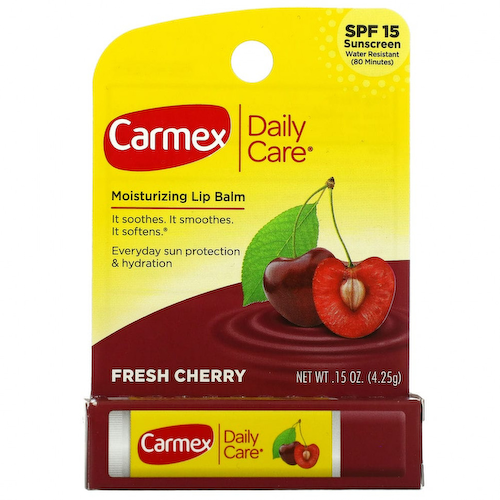 Carmex, Daily Care, увлажняющий бальзам для губ, свежая вишня, SPF 15, 4,25 г (0,15 унции) #1