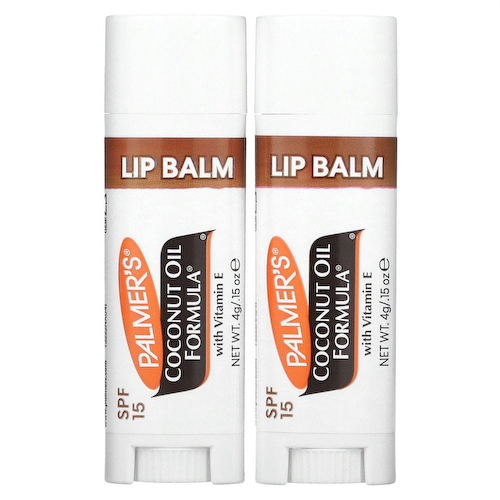 Palmer's, бальзам для губ с кокосовым маслом, SPF 15, 2 шт., 0,8 г (0,30 унции) #1