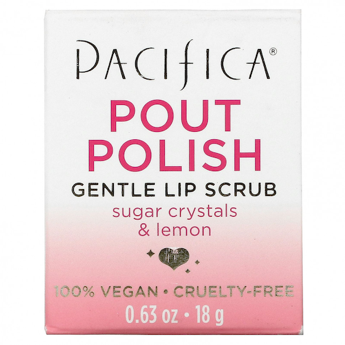Pacifica, Нежный скраб для губ Pout Polish, 0,63 унции (18 г) #1