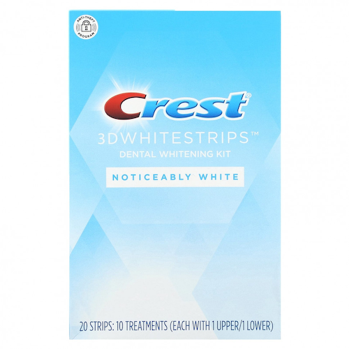 Crest, 3D Whitestrips, набор для отбеливания зубов, белый цвет, 20 полосок #1