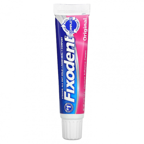 Fixodent, Адгезивный крем для протезов, оригинальный, 68 г (2,4 унции) #1