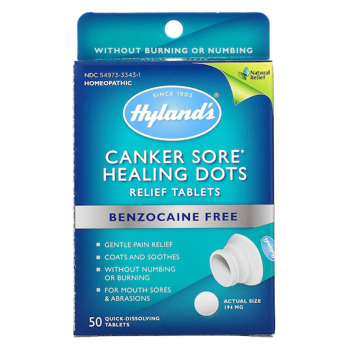 Hyland's, Таблетки для облегчения боли при язве, 50 быстрорастворимых таблеток #1