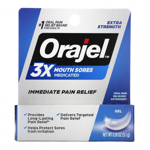 Orajel, 3X лечебный гель от язв во рту, повышенной силы, 5,1 г (0,18 унции) #1
