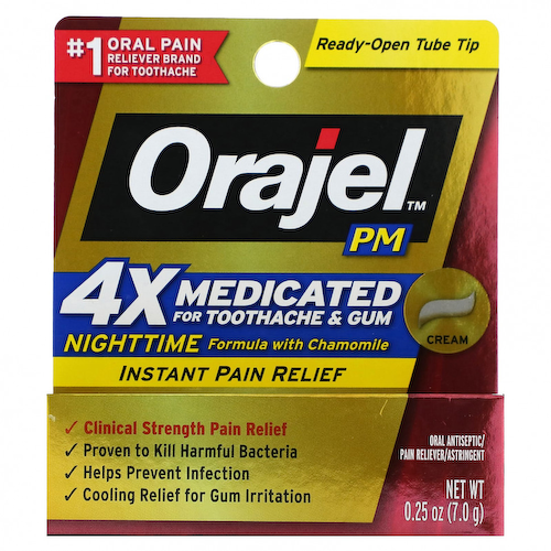 Orajel, Крем от зубной боли и десен PM 4X, 7 г (0,25 унции) #1