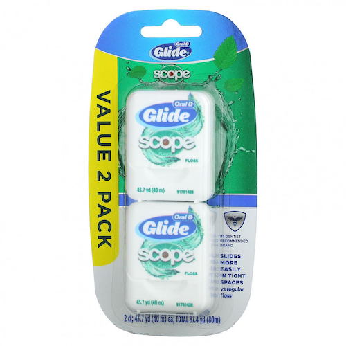 Oral-B, Glide, нить для прицела, 2 штуки, 40 м (43,7 ярда) каждое #1
