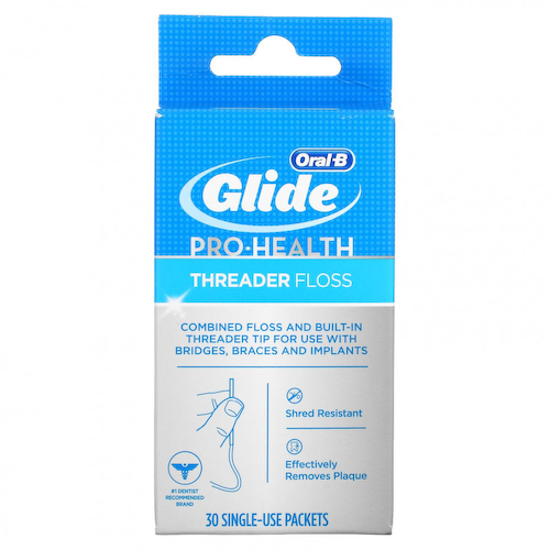 Oral-B, Pro-Health, ниточная нить, 30 одноразовых пакетиков #1