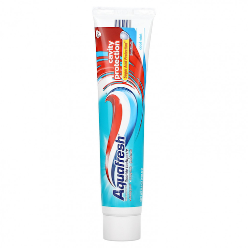 Aquafresh, Зубная паста с фтором тройной защиты, защита кариеса, холодная мята, 158,8 г (5,6 унции) #1