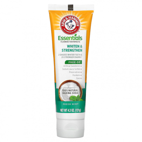 Arm & Hammer, Whiten & Strengthen, зубная паста с незаменимыми фторами, свежая мята, 121 г (4,3 унции) #1