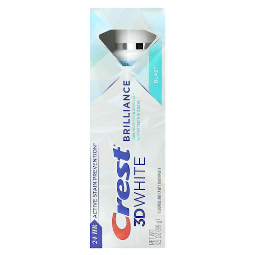 Crest, 3D White, Brilliance, зубная паста с фтором, против кариеса, 99 г (3,5 унции) #1