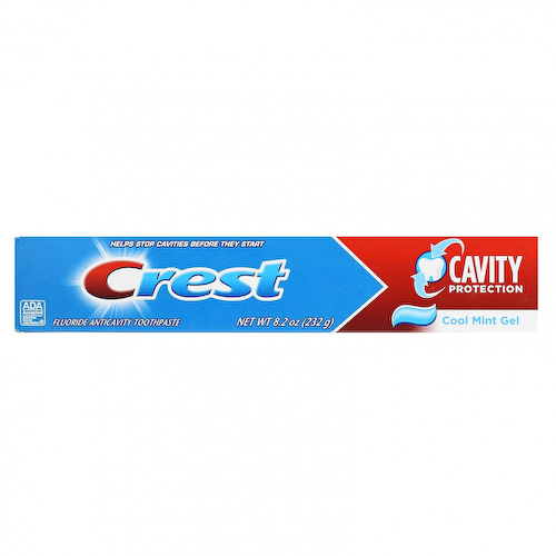 Crest, Cavity Protection, зубная паста с фтором, охлаждающий гель с мятой, 232 г (8,2 унции) #1