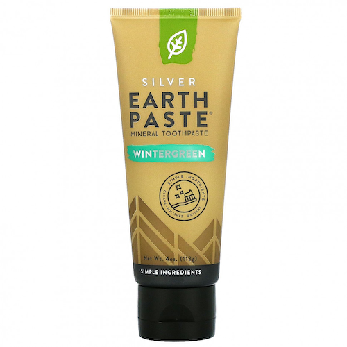 Redmond Trading Company, Earthpaste, минеральная зубная паста, грушанка, 113 г (4 унции) #1