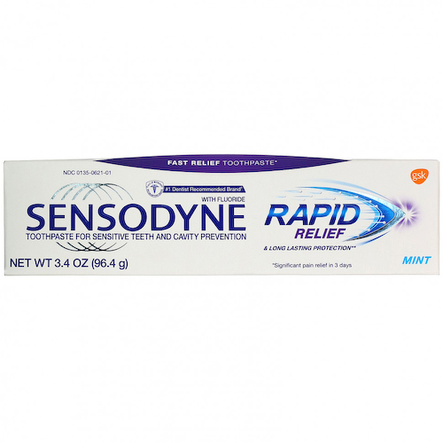 Sensodyne, Фтористая зубная паста «Мгновенный эффект», мята, 96,4 г #1