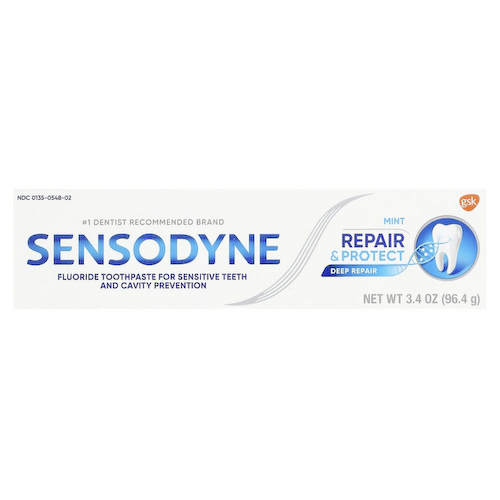 Sensodyne, Фтористая зубная паста «Восстановление и защита», 96,4 г #1