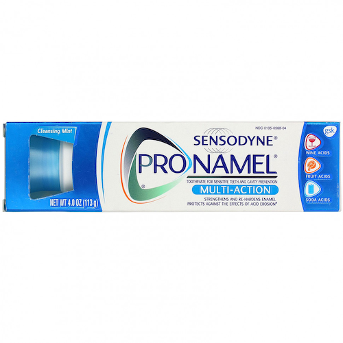 Sensodyne, ProNamel, зубная паста «Комплексное действие», освежающая мята, 113 г #1