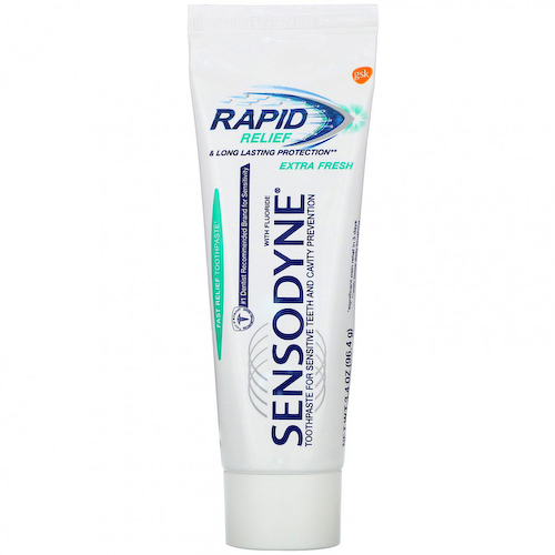 Sensodyne, Зубная паста с фтором «Мгновенный эффект», экстрасвежесть, 96,4 г #1