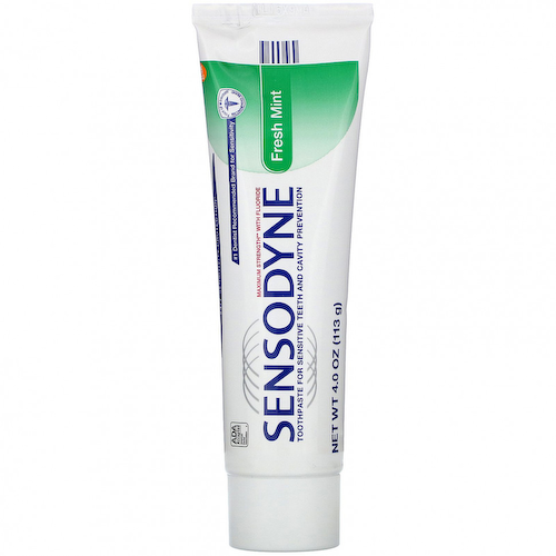 Sensodyne, Зубная паста с фтором, «Свежая мята», 113 г #1