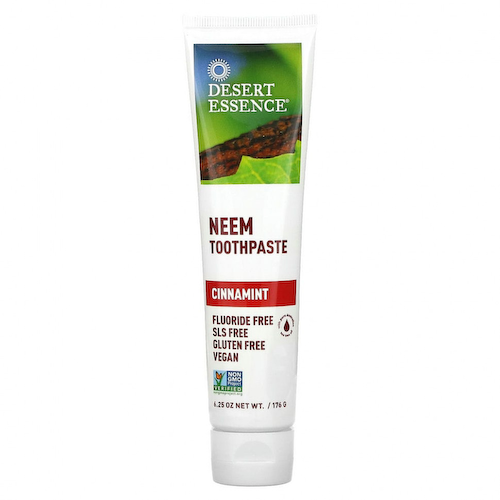 Desert Essence, Натуральная зубная паста с нимом, Cinnamint, 6,25 унции (176 г) #1