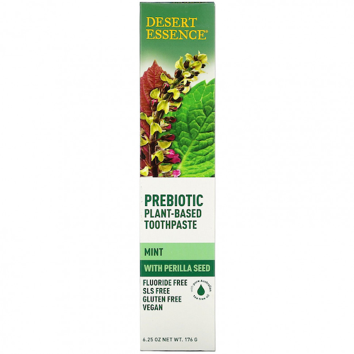 Desert Essence, Пребиотик, зубная паста на растительной основе, мята, 176 г (6,25 унции) #1