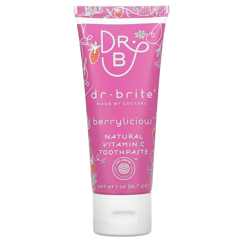 Dr. Brite, Натуральная зубная паста с витамином C, ягодная, 56,7 г (2 унции) #1