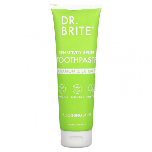 Dr. Brite, Зубная паста для облегчения чувствительности, успокаивающая мята, 142 г (5 унций) #1