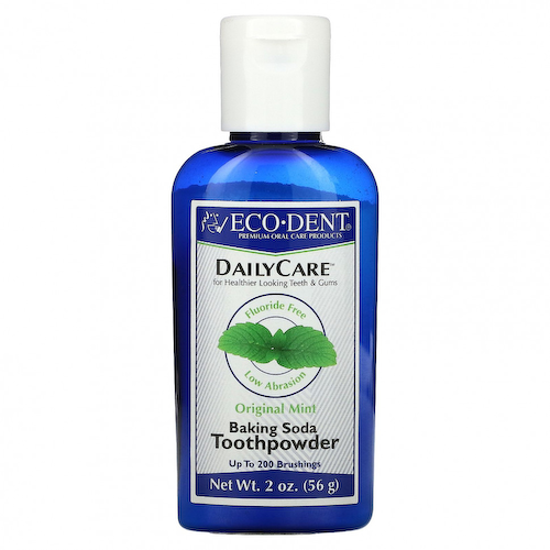 Eco-Dent, Daily Care, зубной порошок с пищевой содой, «Оригинальная мята», 56 г (2 унции) #1